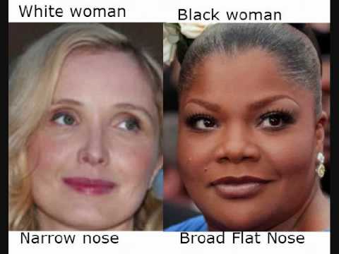 African or Black features such as a Wide Nose shape - YouTube