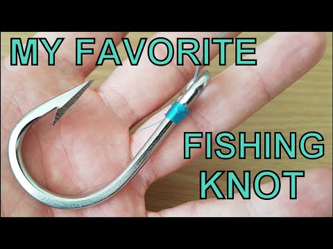 #3 My favorite fishing knot | How to tie a fishing hook to ...