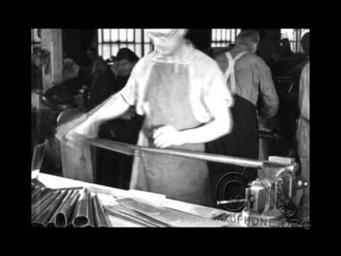 1924 Buescher Factory - The Fine Art of Musical Instrument Making - Saxophone Production