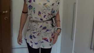 face & outfit  "la blusa con gli uccellini"