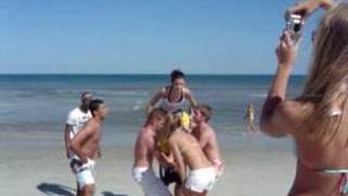 Basket toss at the Beach!!