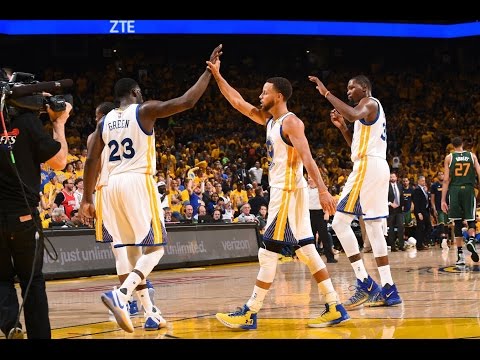 Warriors le pasó por encima al Jazz y pegó primero en la serie