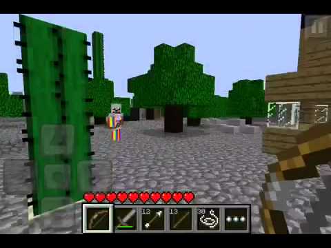 Minecraft pe pvp mini hunger games - YouTube