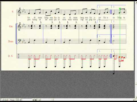 Magtanim ay Di Biro-Filipino Folk Song (Music Notation) - YouTube