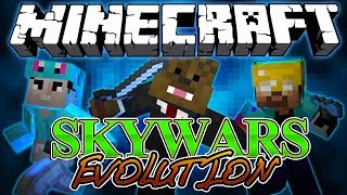 EVOLUTION Minecraft Skywars PVP Minigame w/ NoahCraft and BillWarlow!