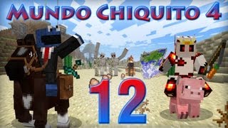 MINECRAFT - Mundo Chiquito 4 - Ep 12 - El zombie enano cabrón con mucha mala baba -