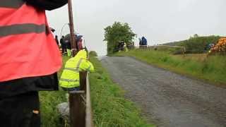 Donegal International Rally,Huge Jump with sparks 2013 Phil Collins Stage 7 Milford