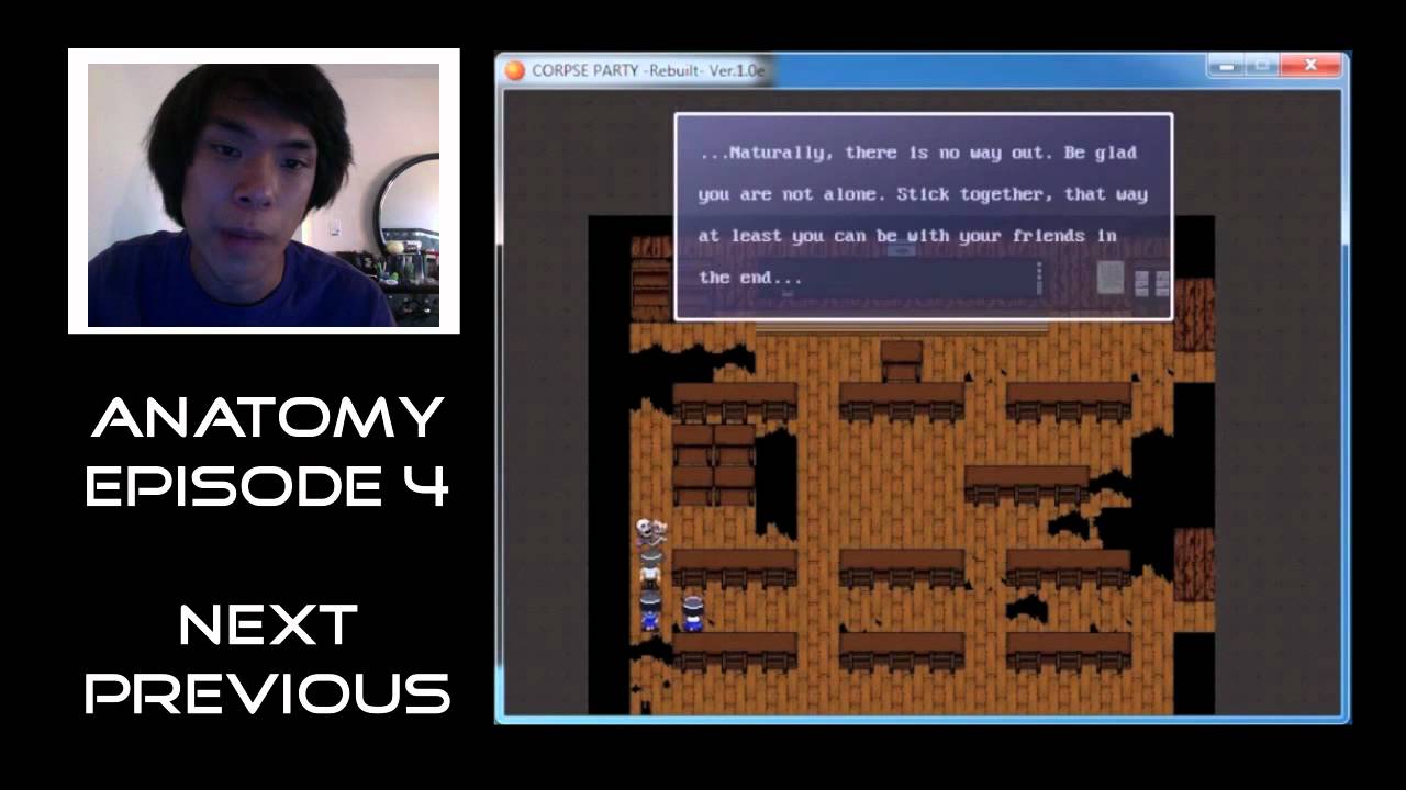 Corpse Party (PC-98) - Anatomy - Episode 4 - Gameplay Commentary ...