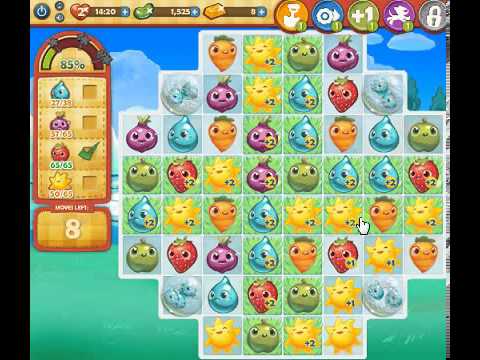 How to beat Farm Heroes Saga Level 70 - 1 Stars - No Boosters - 119%
