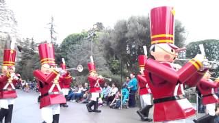 Toy Soldier takes a header at Disneyland.