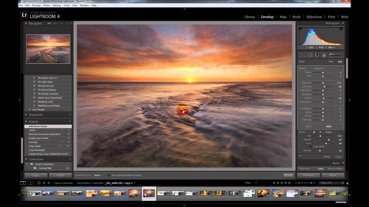 using lightroom to edit photos