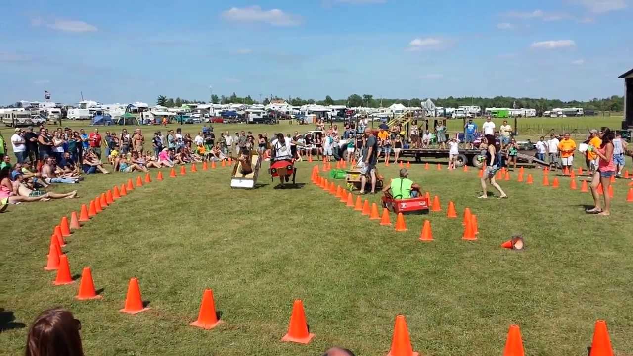 Northwoods Rock Rally Cardboard NASCAR Races in Glen Flora, WI YouTube