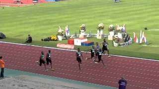 NK Atletiek 2013: 100m Mannen [Finale]