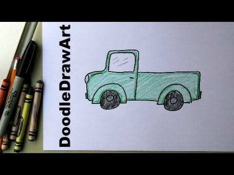 How To Draw a Truck! Easy Drawing Lesson for Kids! Art Tutorial - YouTube
