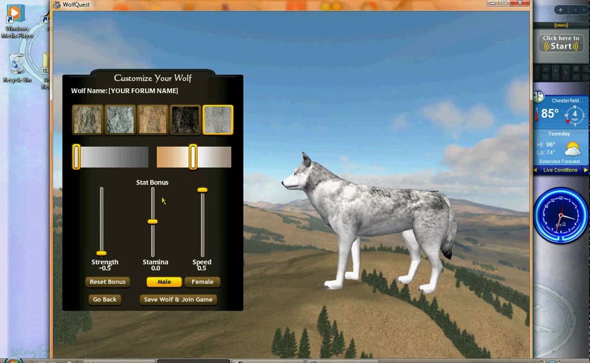 WolfQuest How to get perfect stats YouTube