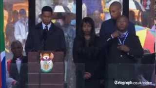 'Fake' interpreter at Nelson Mandela memorial