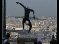 Football freestyle street artist Iya Traore Paris Sacre Coeur