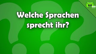 Welche Sprachen sprecht ihr ? - Frag PietSmiet ?!