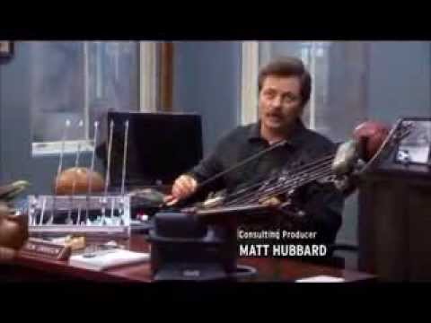 Ron Swanson gets his dance on in 'Parks and Rec' gag reel