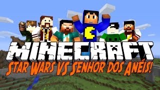 Minecraft: Star Wars VS Senhor dos Anéis! (Batalha de Mod's)