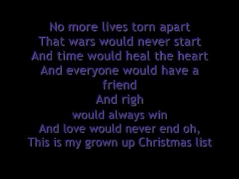 my grown up christmas list clarkson youtube clarkson christmas song list