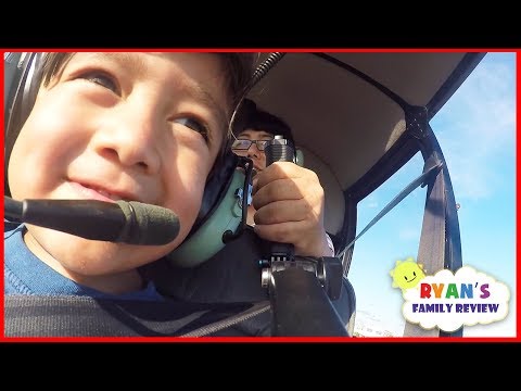 Kids fun Helicopter ride and arcade games with Ryan's Family Review