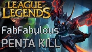 [LoL] FabFabulous Kha'Zix PENTA KILL vs. paiN Gaming - International Wildcard Gamescom 2013