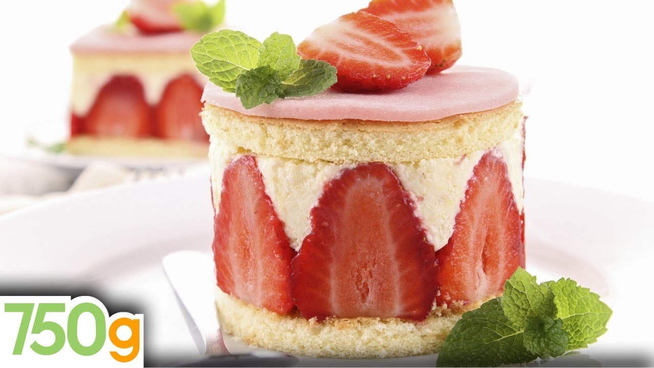 Recette de Fraisier inratable 750 Grammes YouTube