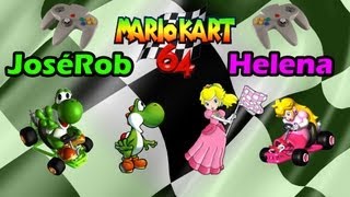 Desastrados no Mario Kart (José e Helena)