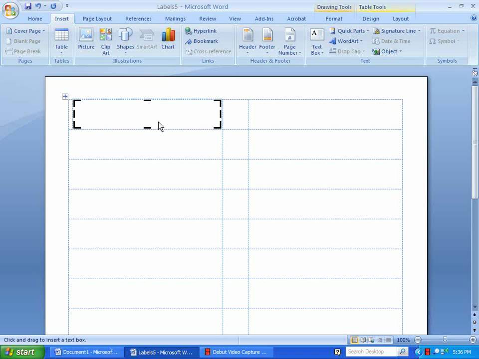 Tag template microsoft word