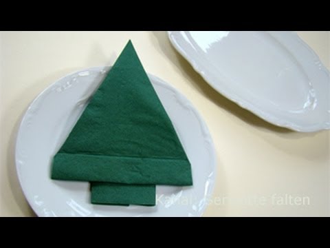Servietten Falten Tannenbaum servietten falten weihnachten tannenbaum als tischdeko Servietten Falten Tannenbaum servietten falten weihnachten tannenbaum als tischdeko
