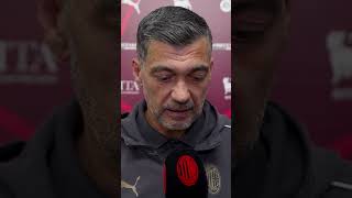 Coach Conceição previews the Coppa Italia Final | #Shorts