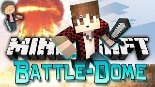 Minecraft: BATTLE-DOME w/Mitch & Friends Part 1 - TAKE YOUR HEAD START!