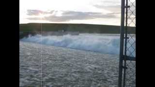 Gardiner Dam Spillway at Lake Diefenbaker June 22, 2013