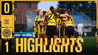 CAMBIAGHI CI REGALA 3 PUNTI 💪🔥?? COMO 0-1 INTER | HIGHLIGHTS WOMEN 2024/2⚽⚫🔵???