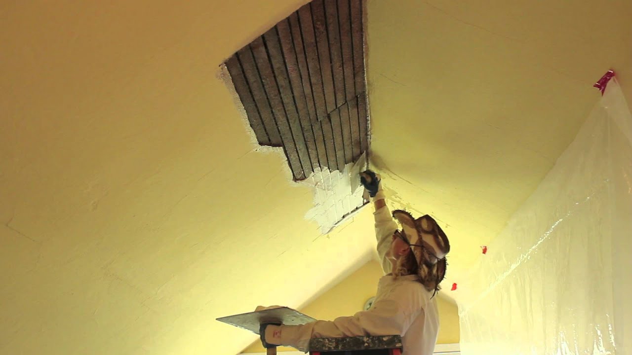 fixing plaster ceiling