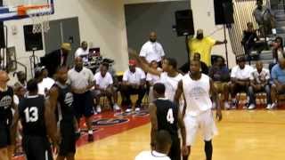 Kevin Durant scores over Michael Beasley at the buzzer - 2013 Goodman League Roundball Classic