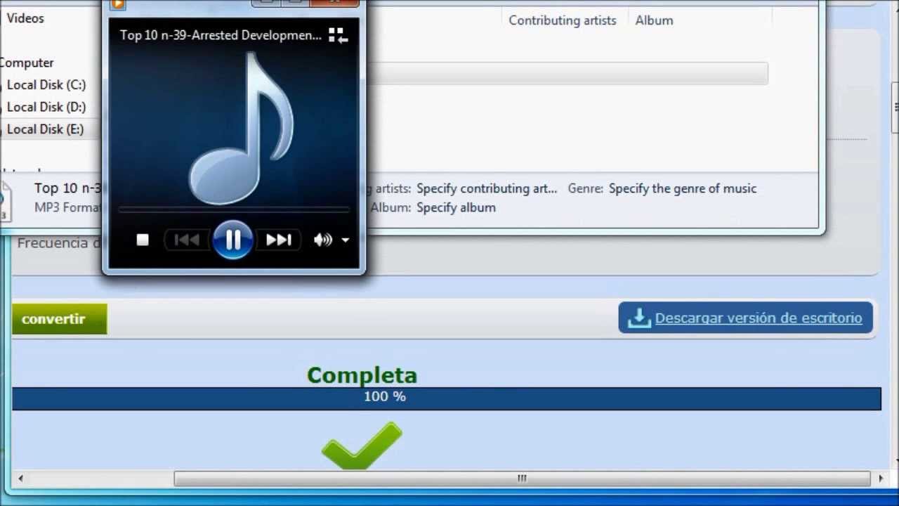 Conversor FLV a MP3 gratuito -- Convertir FLV a MP3 gratis - YouTube