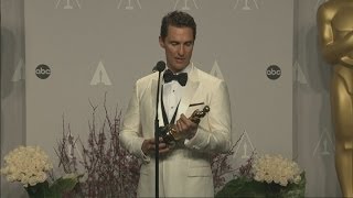 Oscars 2014 Winners Room: Matthew McConaughey on unexpected Best Actor win