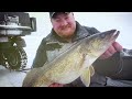 Ice Fishing - Mille Lacs Slot Walleyes