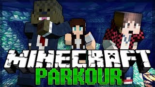 Minecraft SKY RACE Parkour w/ BajanCanadian and AshleyMariee