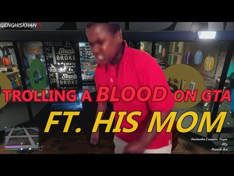 ANGRY BLOOD KID RAGES (Mom Comes on Mic) GTA 5 GANGS