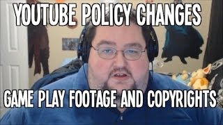 Youtube's Copyright Changes to Game play Footage