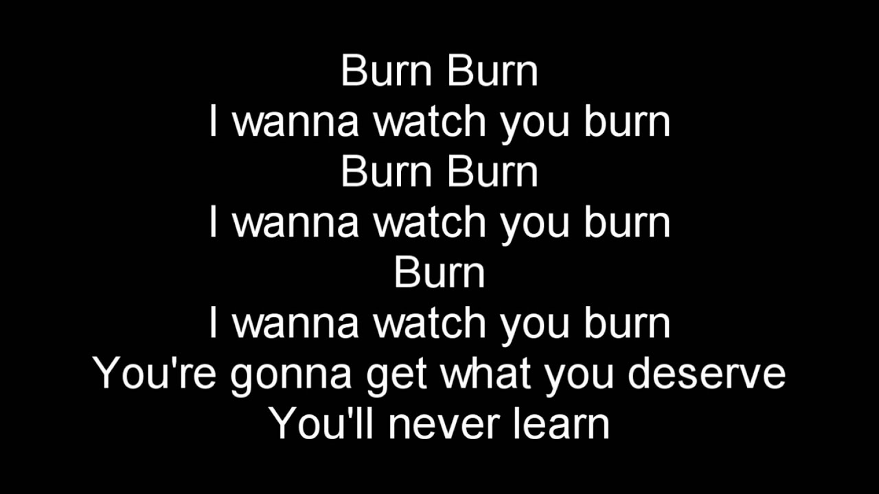 burn lyrics
