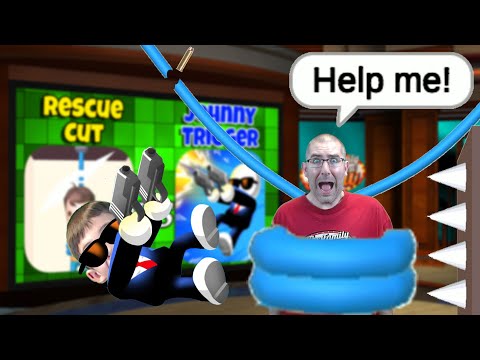 Rescue Cut vs Johnny Trigger Gameplay and Review ✂️🔫(Mobile Game for iOS and Android)