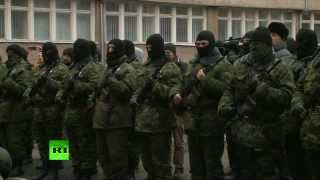 Вторая рота добровольцев присягнула на верность народу Крыма в Симферополе