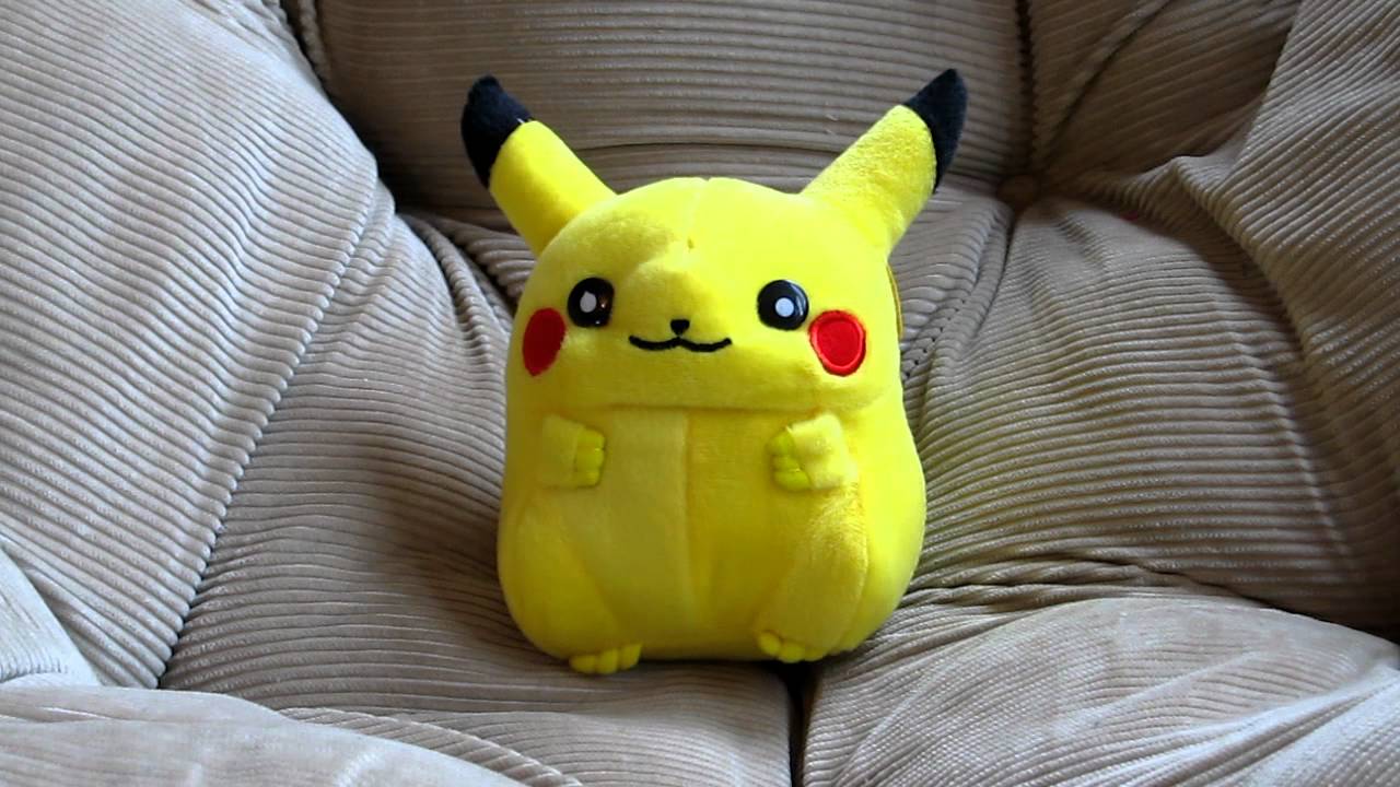 Cutest Pikachu Plush Ever - YouTube