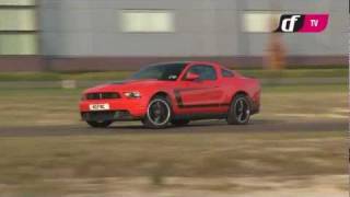 Drift like a Boss! - big Ford Mustang Boss 302 drift