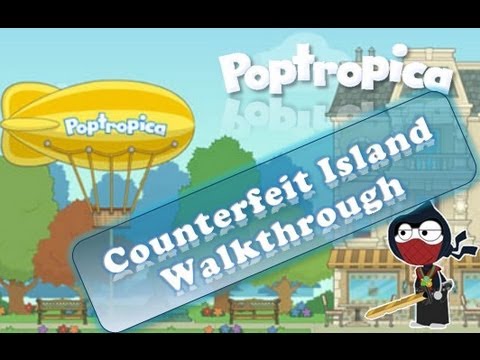 Poptropica Cheats For Counterfeit Island -- Full Walkthrough - YouTube