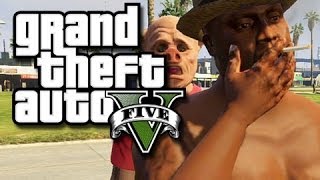 GTA 5 Online Stunts - Driving on Titans! (GTA V Fails and Funny Moments!) KYR SP33DY